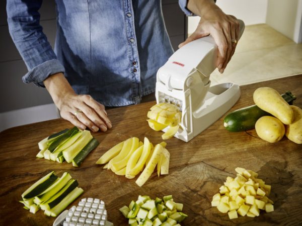 חותך צ'יפס רצועות וקוביות מקצועי