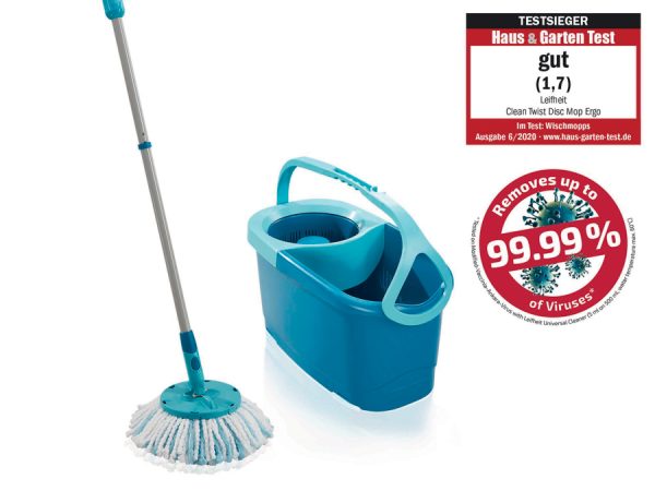 ערכת ניקוי  CLEAN TWIST Disc Mop Ergo