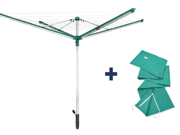 מתקן כביסה קרוסלה לגן Linomatic deluxe 500 + כיסוי