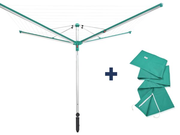 מתקן כביסה קרוסלה לגן LINOMATIC 600 deluxe Cover כולל כיסוי