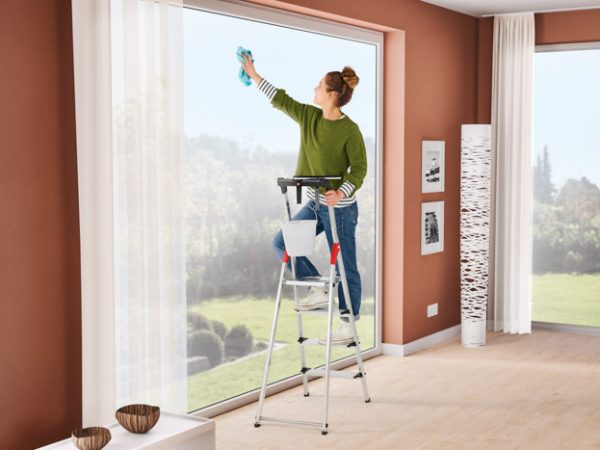 סולם אלומיניום 4 שלבים L80