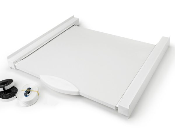 ערכת ערימה אוניברסלית עם מדף למכונות כביסה ומייבשים