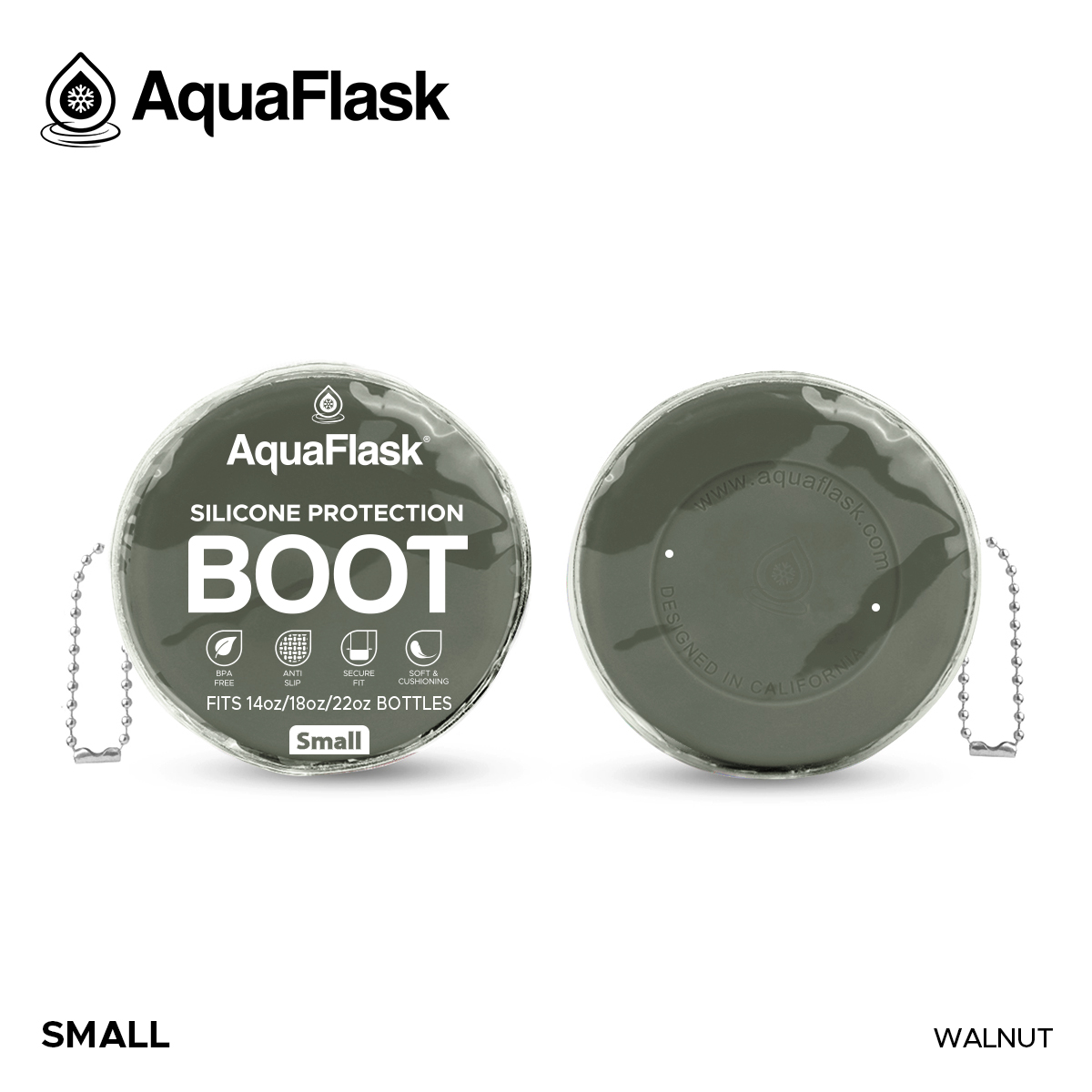 כוסית מגן מסיליקון BOOT מידה S לבקבוק AquaFlask – תמונה 19